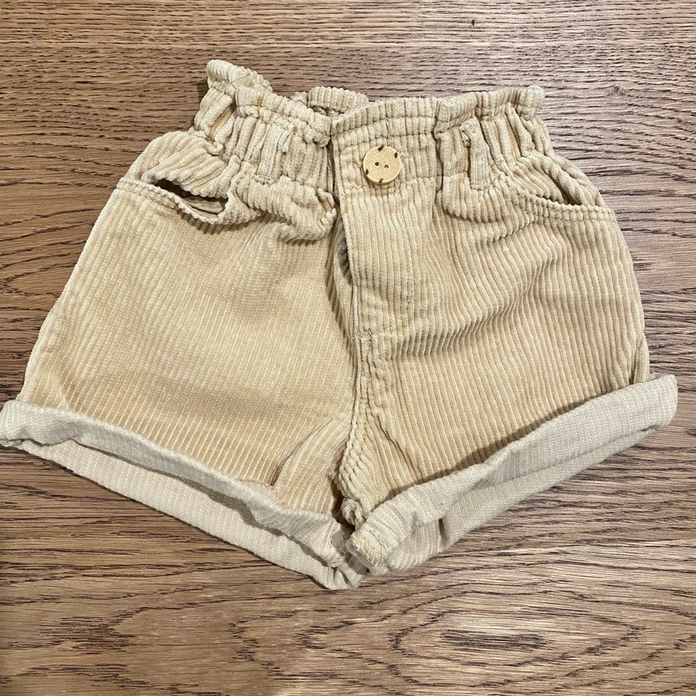 Zara corduroy brown shorts